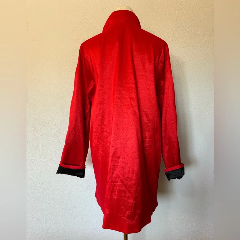 Mycra Pac Vibrant Red Raincoat with Hood size Large - Picture 6 of 15